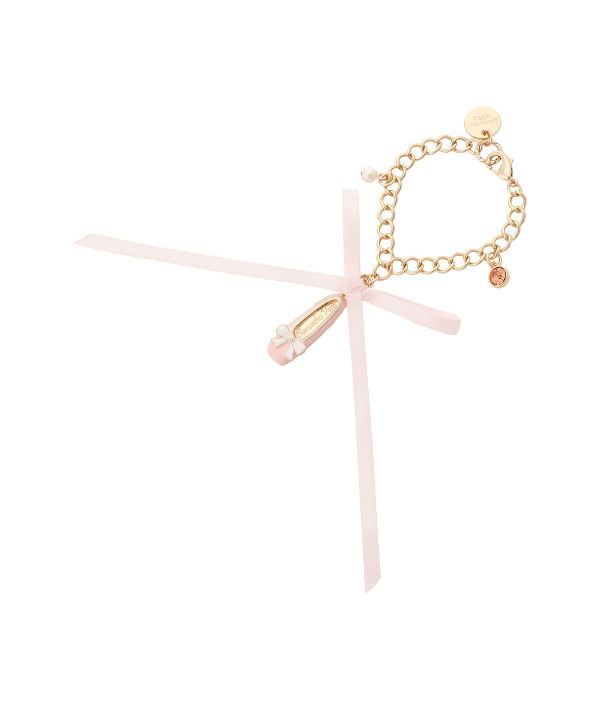 Samantha Vega「バレエシューズチャーム」|チャーム・キーホルダー|ピンク