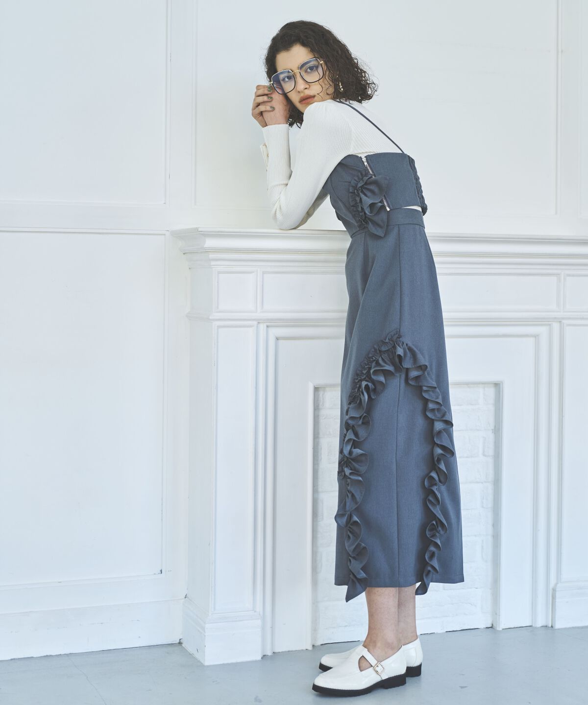 アンドクチュール「アシメフリルセットアップ」|ワンピース|