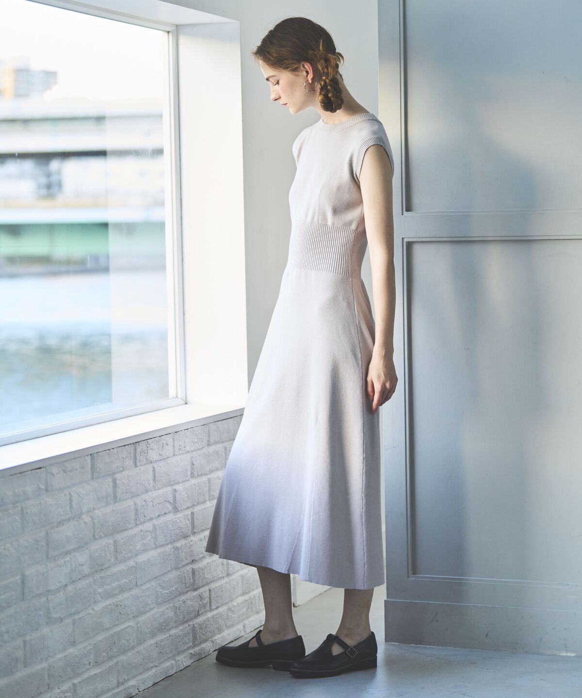 アンドクチュール「アンサンブルニットワンピース」|ワンピース|