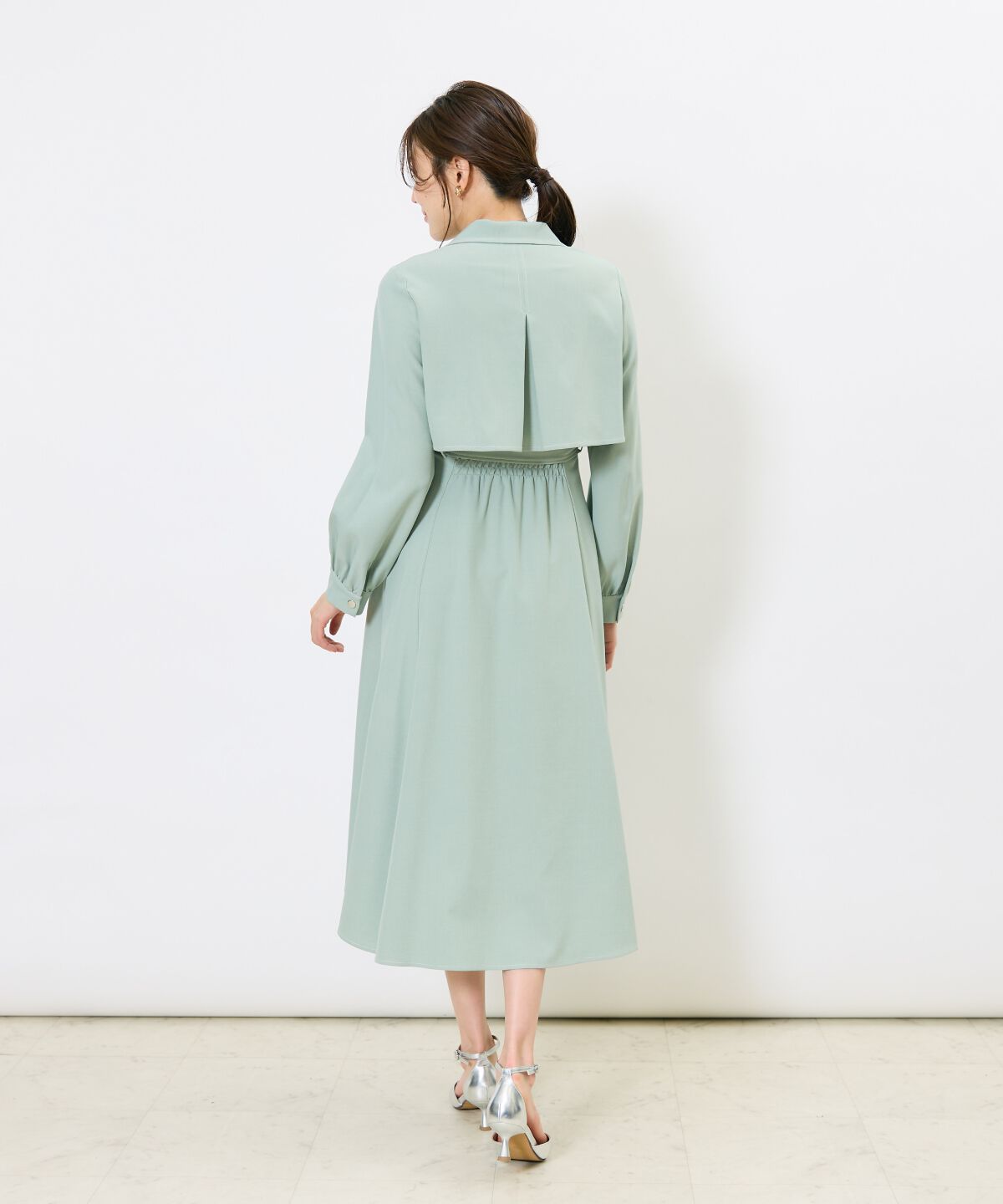 アンドクチュール「トレンチライクアンサンブルワンピース」|ワンピース|