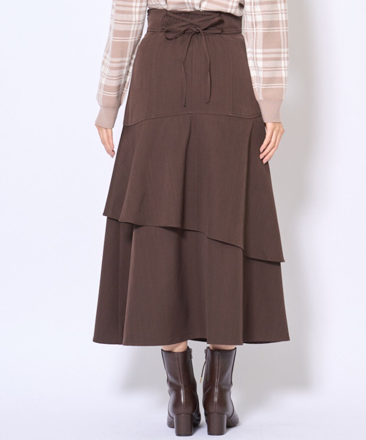 アンドクチュール「インナーミニティアードスカート」|フレア|