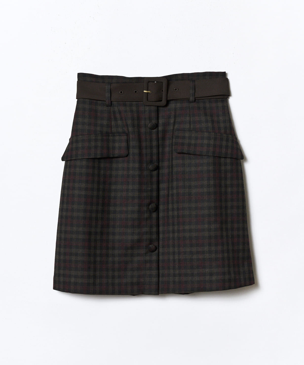 REDYAZEL「ロンドンチェックミニスカート」|台形|