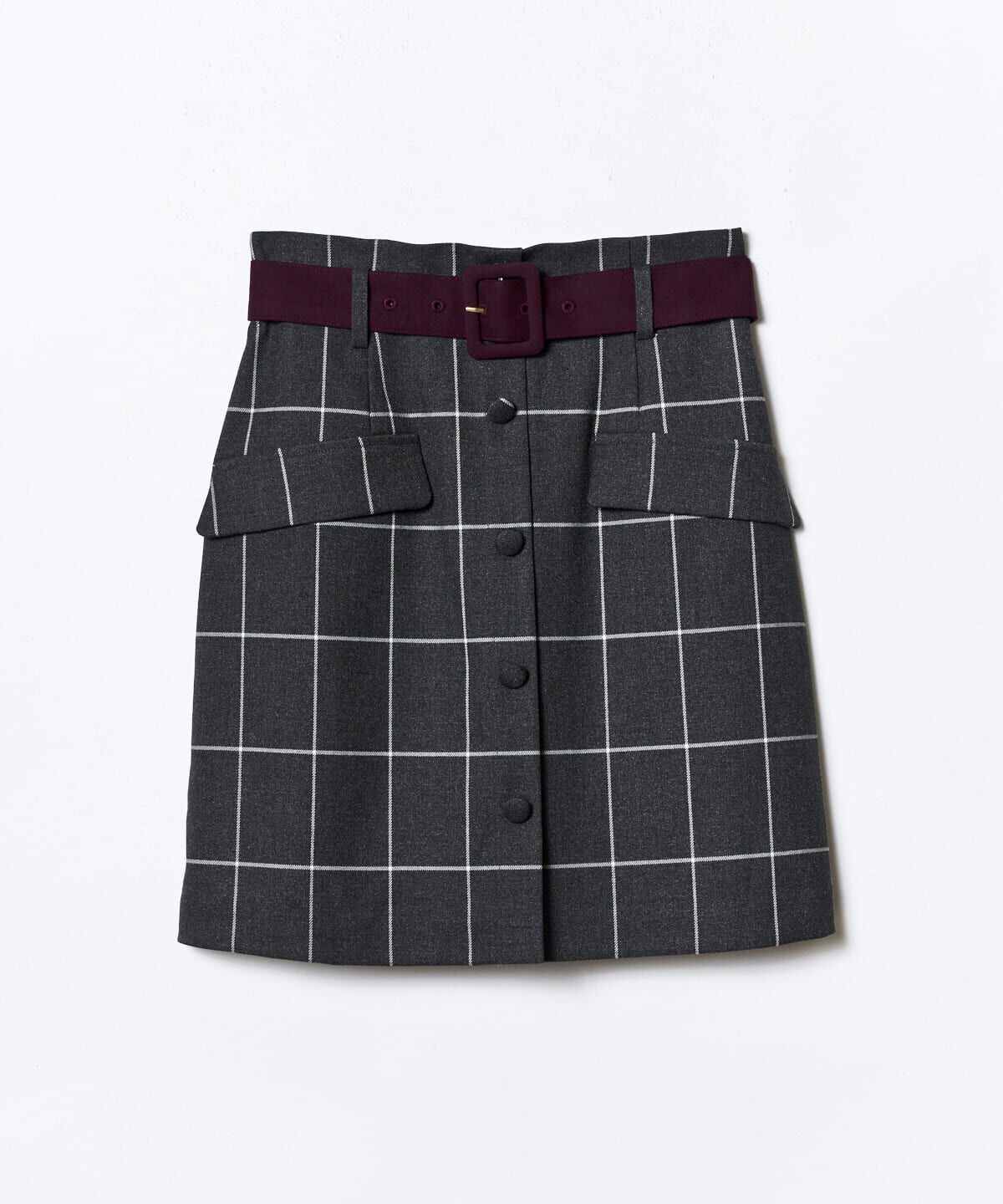 REDYAZEL「ロンドンチェックミニスカート」|台形|