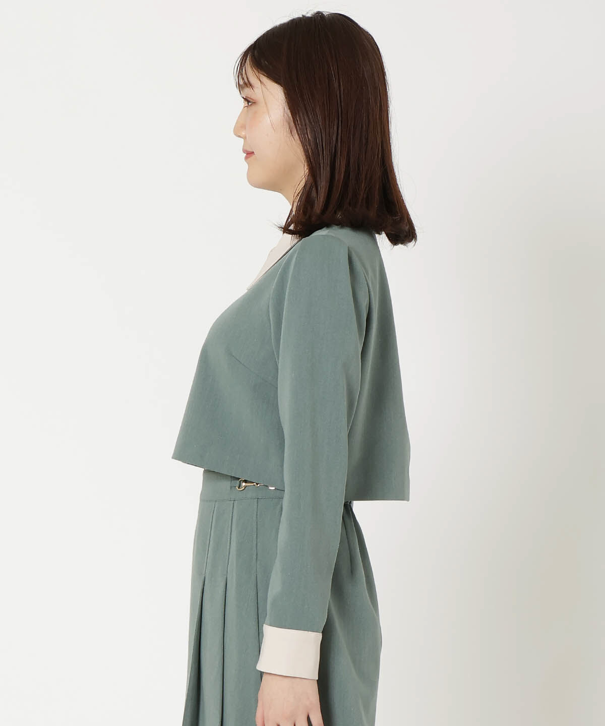 REDYAZEL「配色襟トップス」|シャツ・ブラウス|