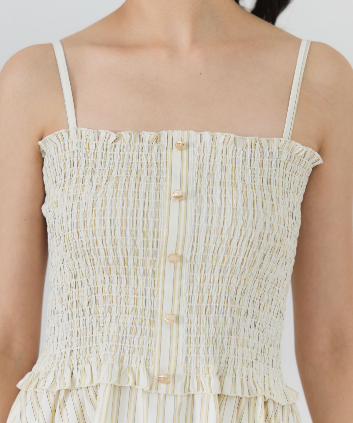 REDYAZEL「ストライプシャツ＆ミニワンピースセット」|ワンピース|