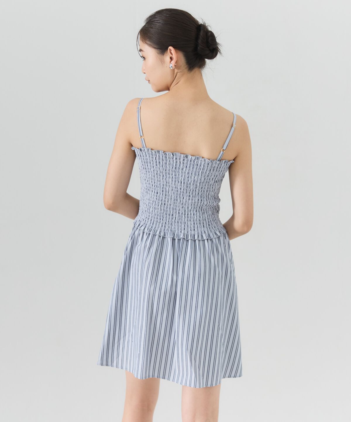 REDYAZEL「ストライプシャツ＆ミニワンピースセット」|ワンピース|