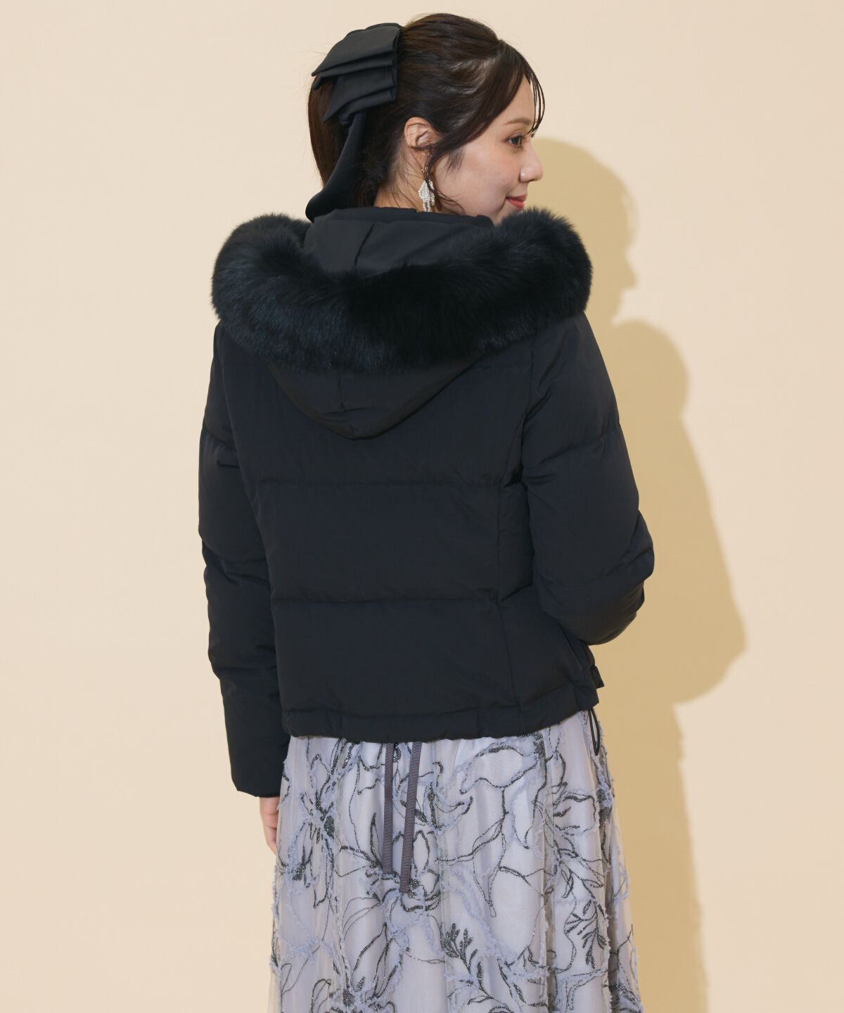 WILLSELECTION「ファー付きショートダウン」|ダウン|