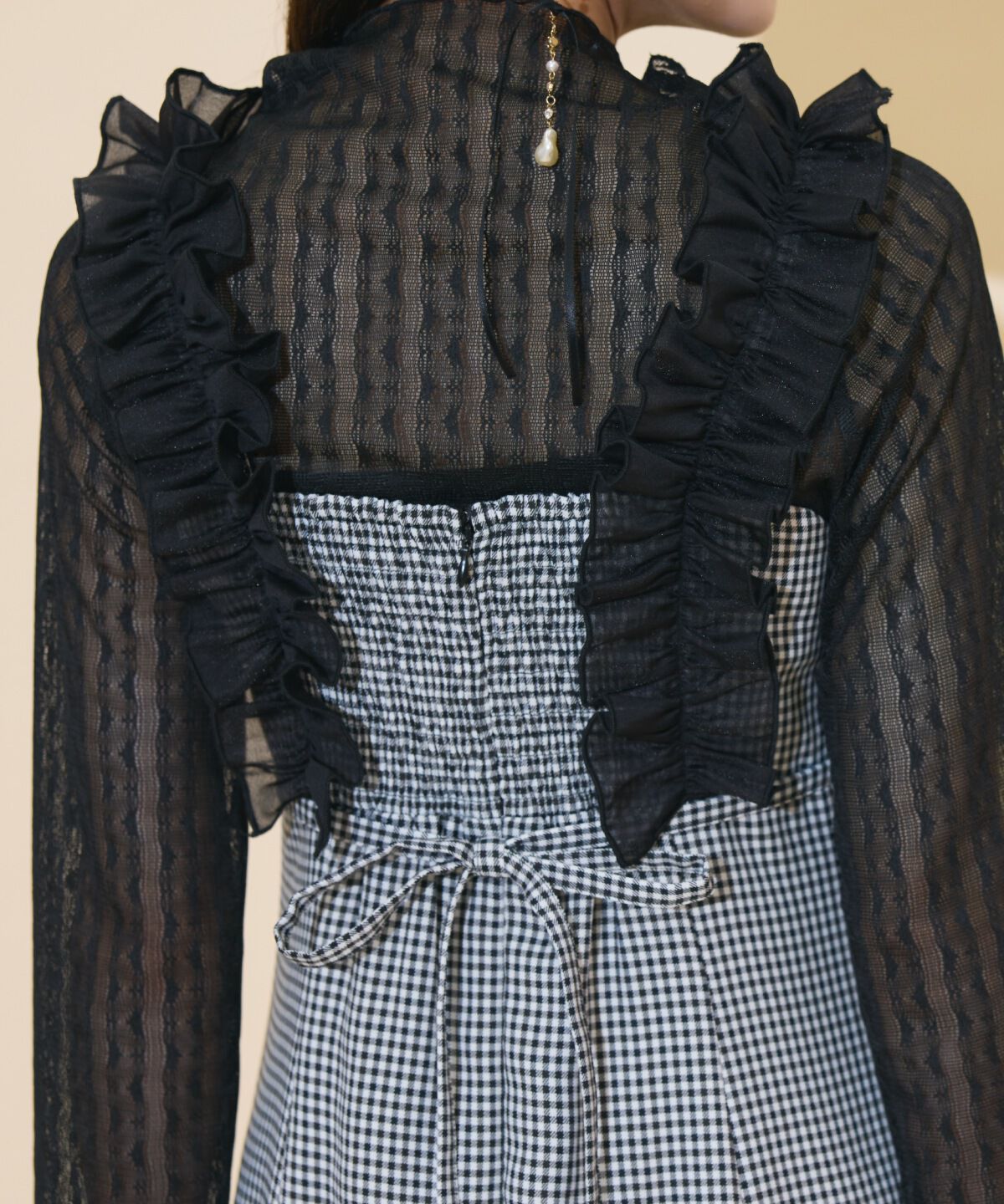 WILLSELECTION「フリルショルダーマーメイドワンピース」|ワンピース|