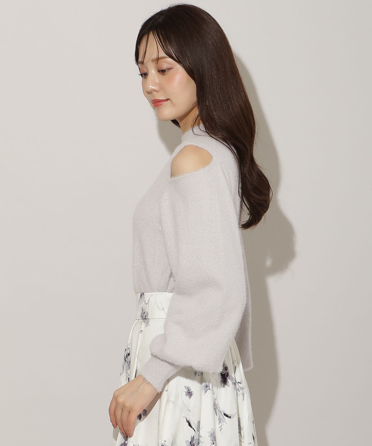 WILLSELECTION「ショルダースリットフェザープルオーバー」|ニット・セーター|