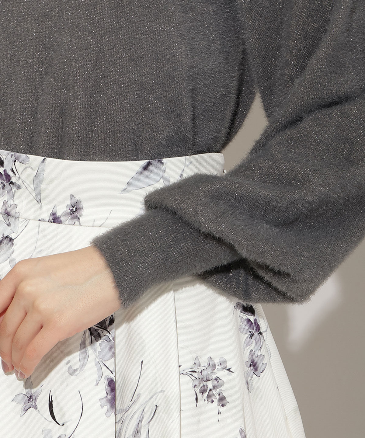 WILLSELECTION「ショルダースリットフェザープルオーバー」|ニット・セーター|