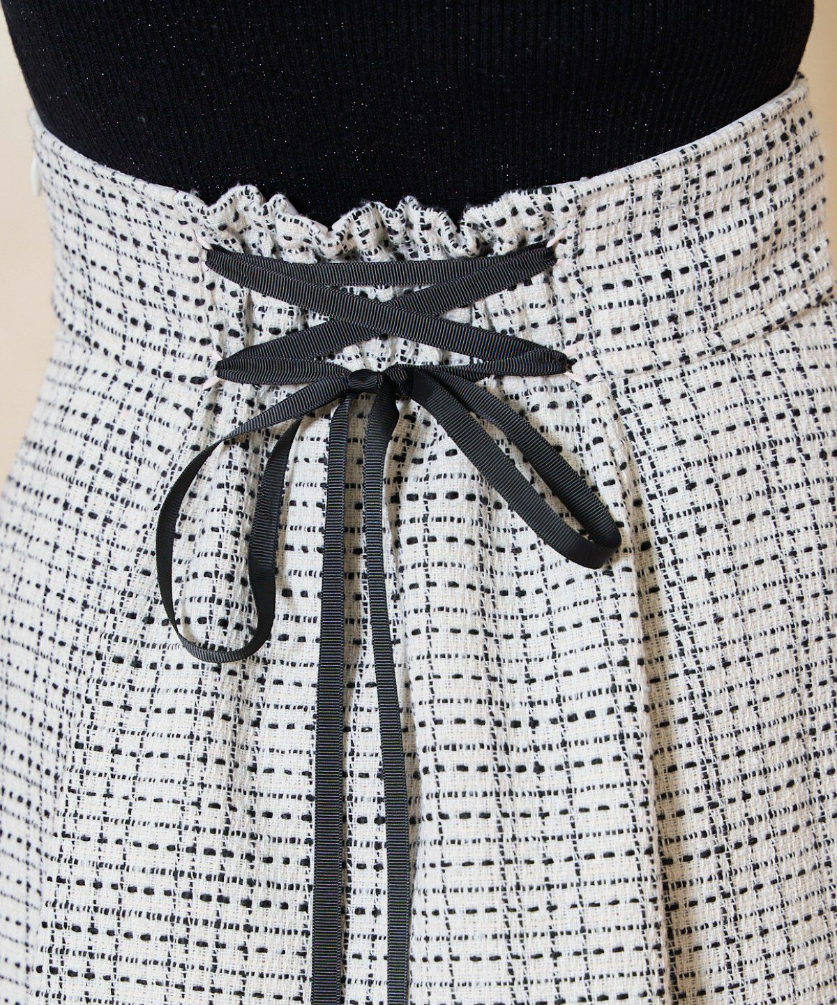 WILLSELECTION「ツイードフレアミニスカート」|フレア|