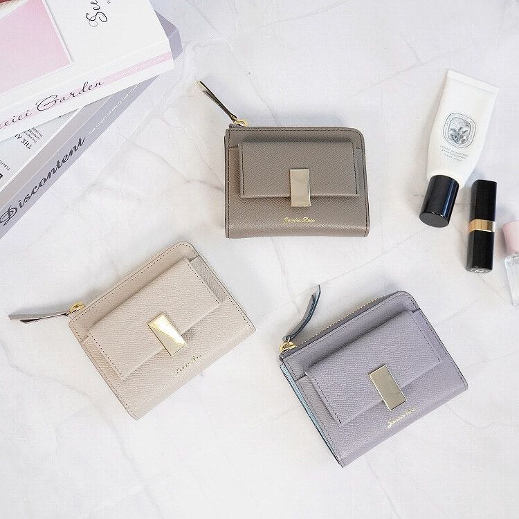 Jewelna Rose「Jewelna Rose ブリヨン・ウォレット 本革 二つ折り財布 15142」|財布|