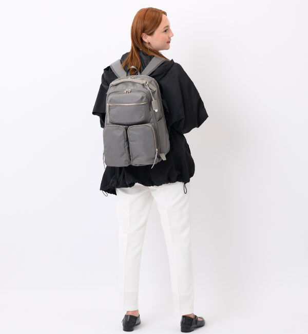 W&.Day/Night「W&.Day/Night ミュッケ オーガナイズドリュック A4サイズ 14.0インチPC収納 大容量 15576」|リュック|