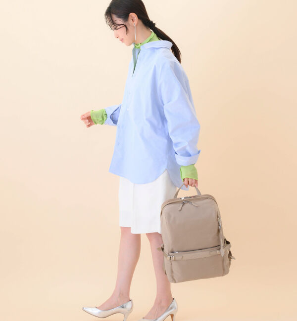 W&.Day/Night「W&.Day/Night | リッカ スクエアリュック A4サイズ 13.3インチPC収納 11712」|リュック|