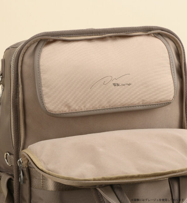 W&.Day/Night「W&.Day/Night | リッカ スクエアリュック A4サイズ 13.3インチPC収納 11712」|リュック|