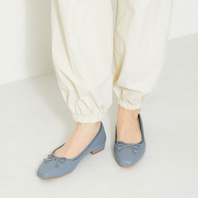 WA Oriental TRaffic「スクエアトゥフラットバレエシューズ/32106」|パンプス|