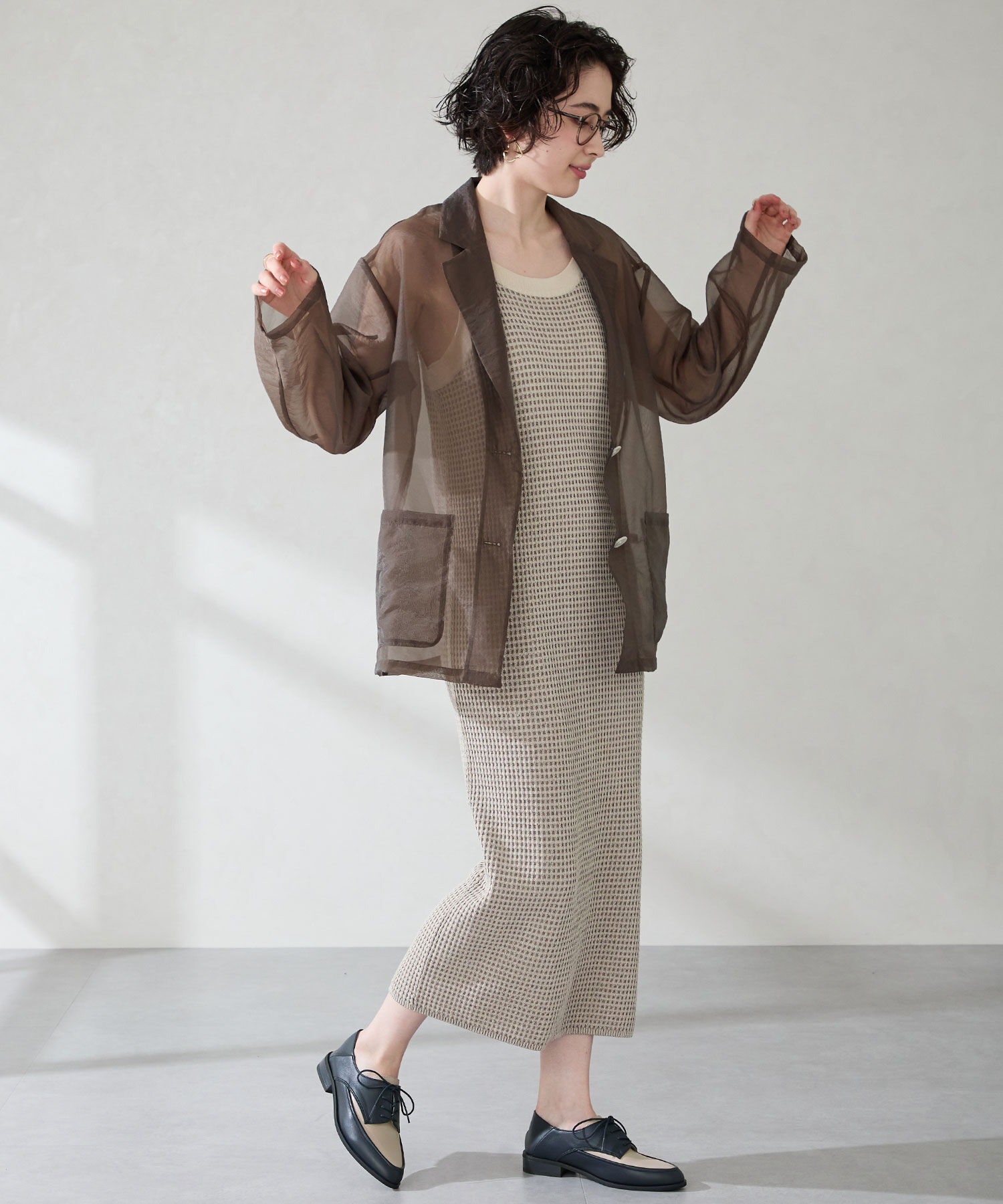 WA Oriental TRaffic「●2025秋冬新作●切替レースアップシューズ/52307」|パンプス|