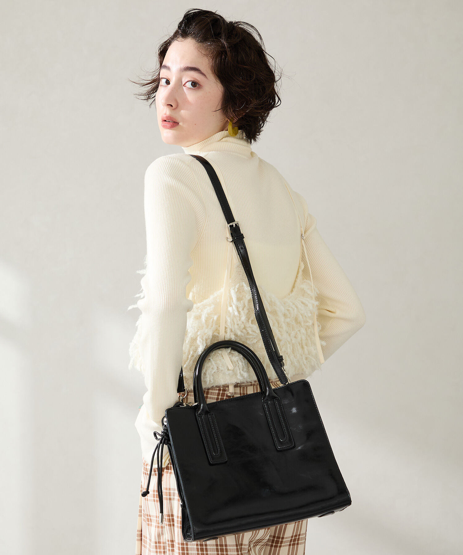 ORiental TRaffic「● 大容量 ●チャーム付き ボストン バッグ /BA-268 ヴィンテージ」|ボストンバッグ|