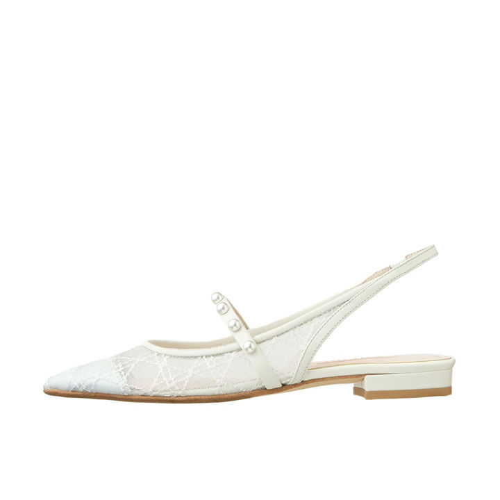 ダイアナ「≪パールコレクション≫ シューズ　YG41106」|サンダル|シロ