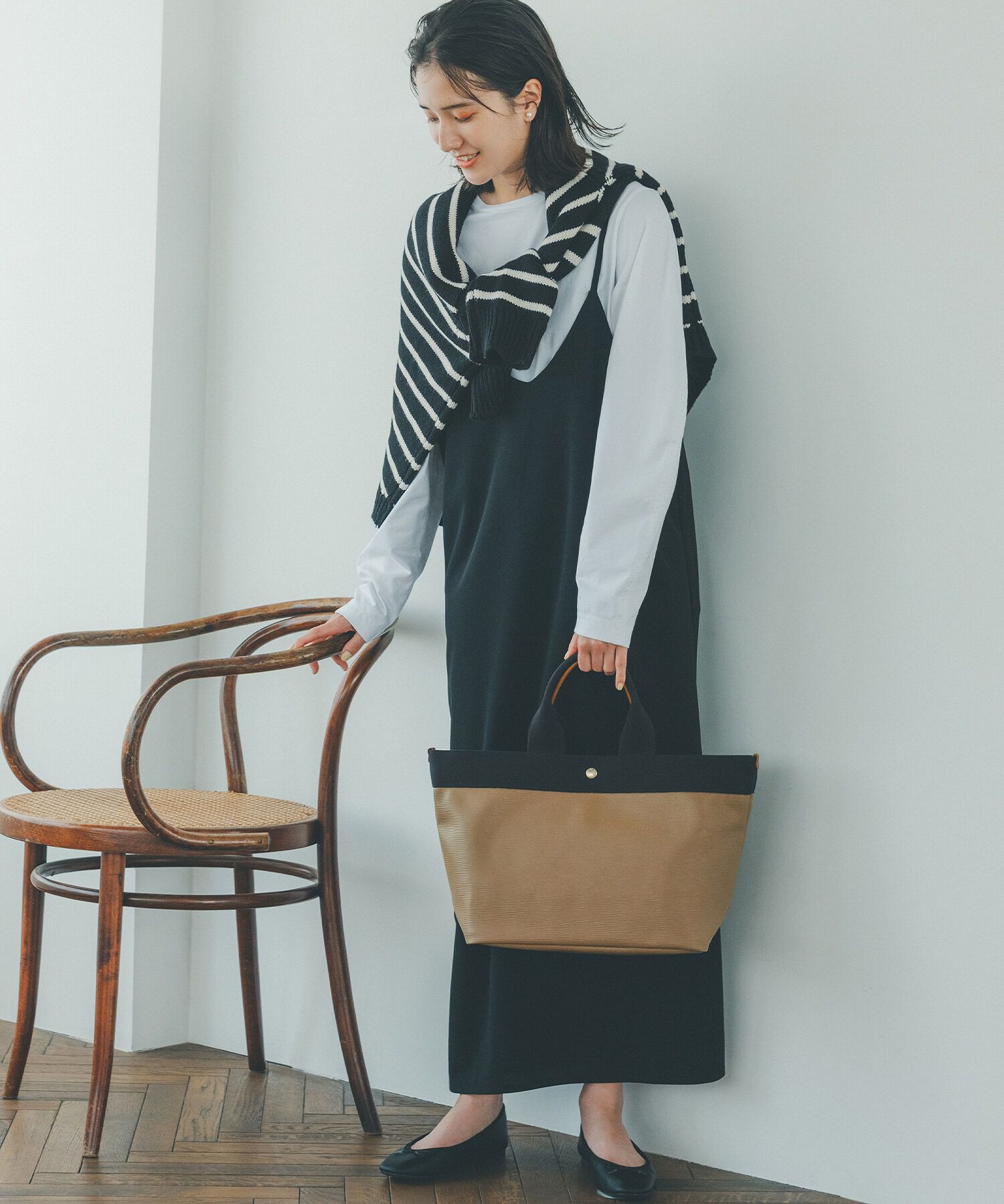 TOPKAPI BREATH「【VERY 10月号掲載】RIPPLE リプル ネオレザー A4トートバッグ」|トートバッグ|