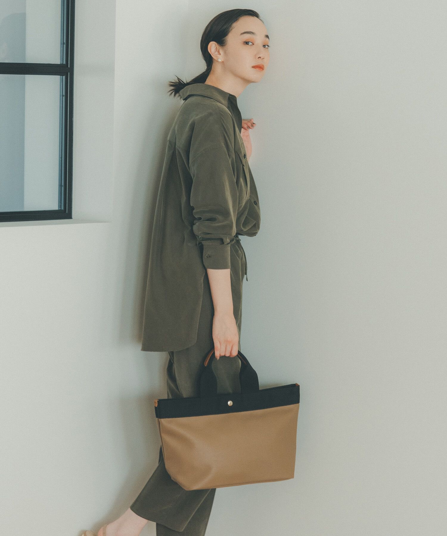 TOPKAPI BREATH「【VERY 10月号掲載】RIPPLE リプル ネオレザー A4トートバッグ」|トートバッグ|