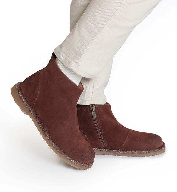 BIRKENSTOCK「【ビルケンシュトック】メルローズ/エスプレッソ スエードレザー/ブーツ レディース/MELROSE」|ロングブーツ|