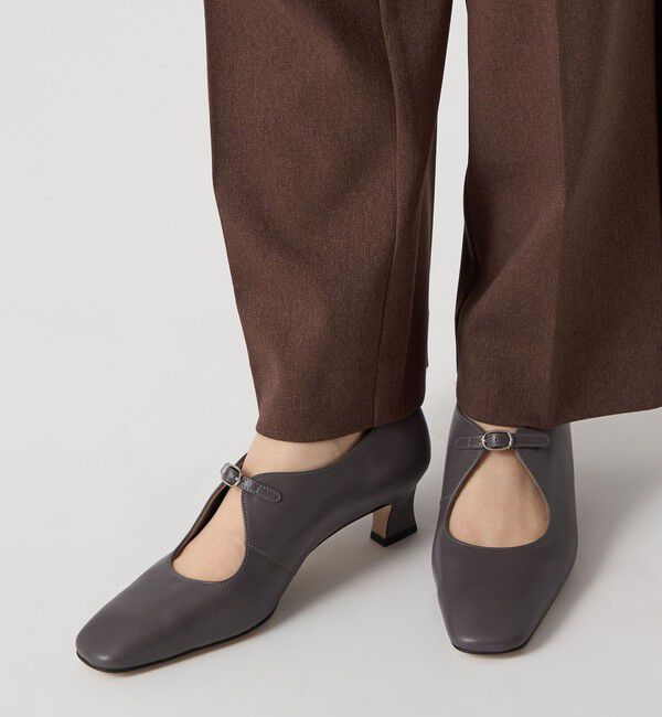 ODETTE E ODILE「センターベルトスクエア パンプス45&darr;&uarr;」|パンプス|