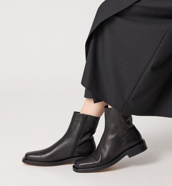 ODETTE E ODILE「スクエアマニッシュ ショートブーツ35&uarr;」|ショートブーツ|