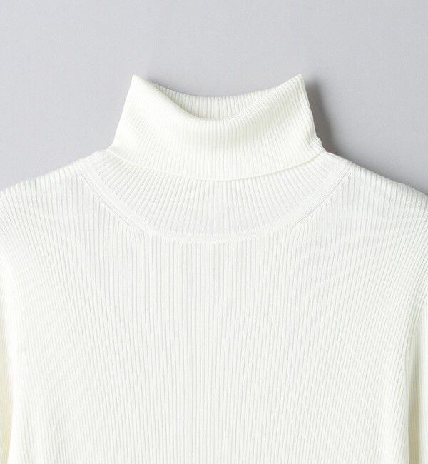 UNITED ARROWS「シルクリブ タートルネック ニット」|ニット・セーター|