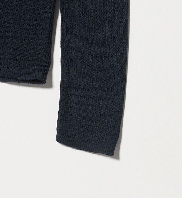 UNITED ARROWS「シルクリブ Vネック カーディガン」|カーディガン|