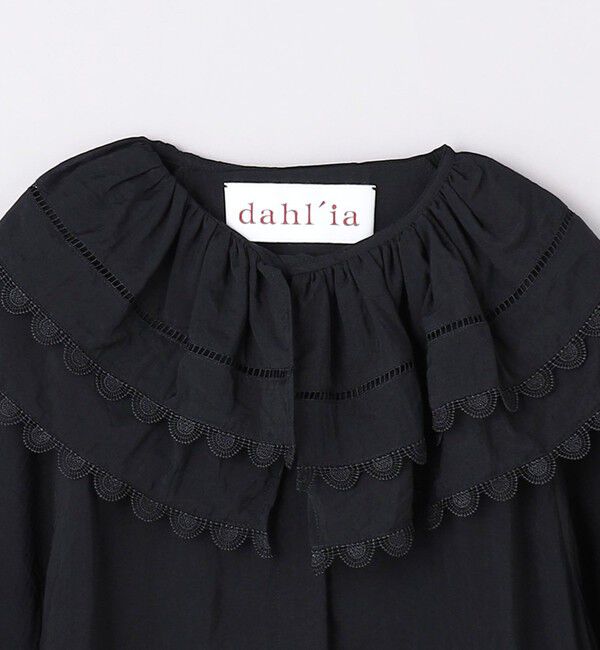 UNITED ARROWS「【別注】＜dahl&rsquo;ia＞ビッグフリルカラー シャツ」|シャツ・ブラウス|