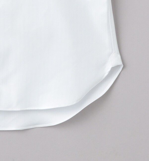 UNITED ARROWS「イージーケア AG ヘリンボーン セミワイドカラーシャツ -抗菌防臭-」|シャツ・ブラウス|