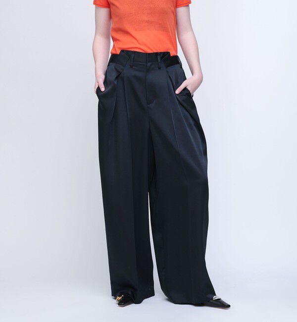 AEWEN MATOPH「＜AEWEN MATOPH＞サテン タック パンツ」|その他|