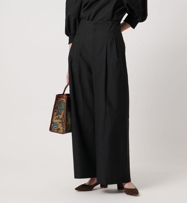 UNITED ARROWS「MANTECO POP ワイドパンツ」|その他|BLACK