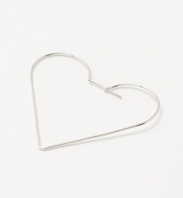 UNITED ARROWS「SILVER925 ハート ピアス」|ピアス|