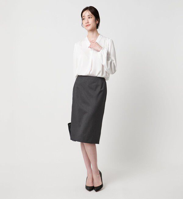 UNITED ARROWS「Vitale Barberis Canonico タイトスカート」|スカート|