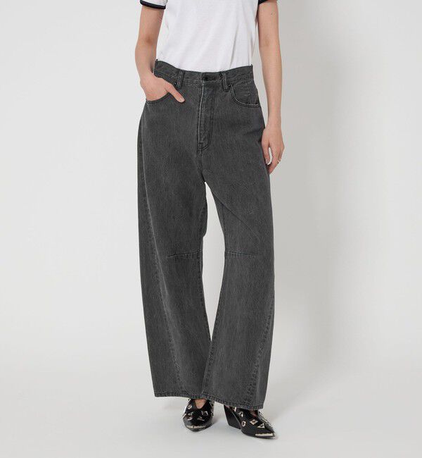 ASTRAET「＜ASTRAET＞13オンス ルーファ ブラックデニムパンツ UNISEX」|デニム|BLACK
