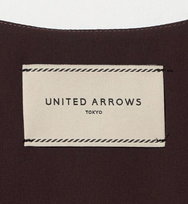 UNITED ARROWS「シアー バックフレア ベスト ‐ウォッシャブル‐」|ベスト・ジレ|