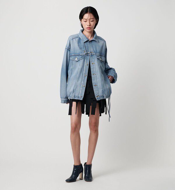 AEWEN MATOPH「＜AEWEN MATOPH＞デニムドローストブルゾン」|デニムジャケット|