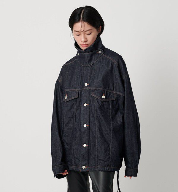 AEWEN MATOPH「＜AEWEN MATOPH＞デニムドローストブルゾン」|デニムジャケット|