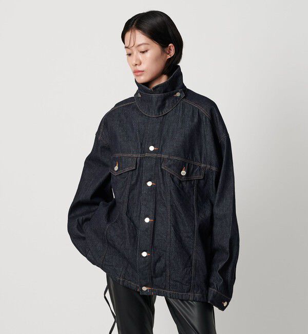 AEWEN MATOPH「＜AEWEN MATOPH＞デニムドローストブルゾン」|デニムジャケット|