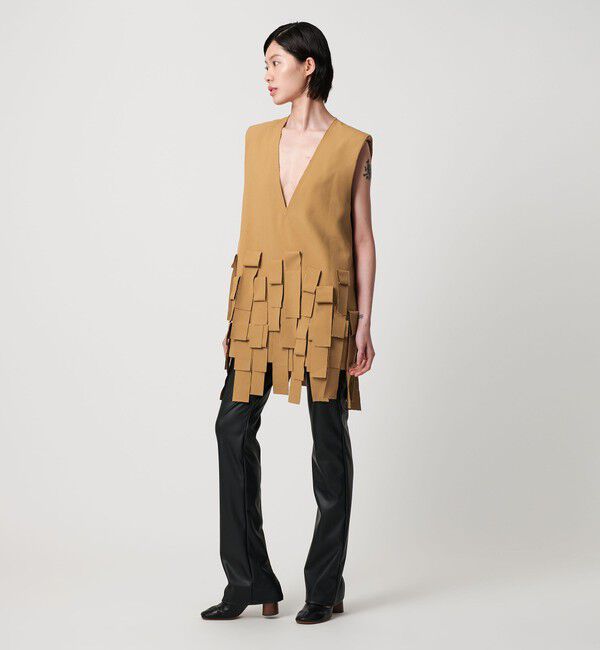 AEWEN MATOPH「＜AEWEN MATOPH＞フリンジミニワンピース」|ワンピース|