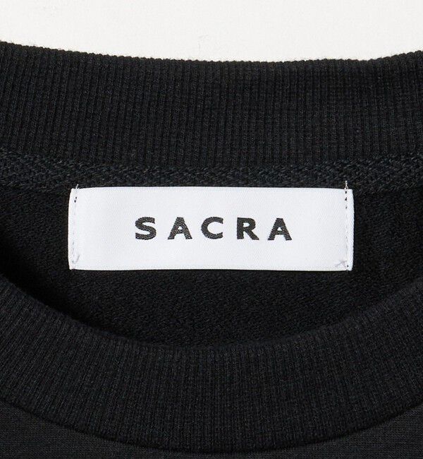 UNITED ARROWS「＜SACRA＞メッセージプリント クロップド Tシャツ」|Tシャツ・カットソー|