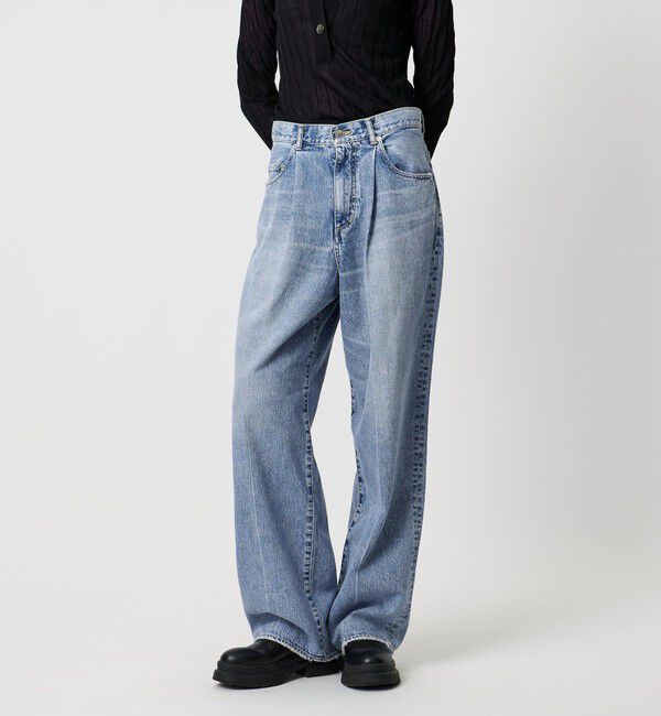 AEWEN MATOPH「＜AEWEN MATOPH＞デニムタックパンツ」|デニム|