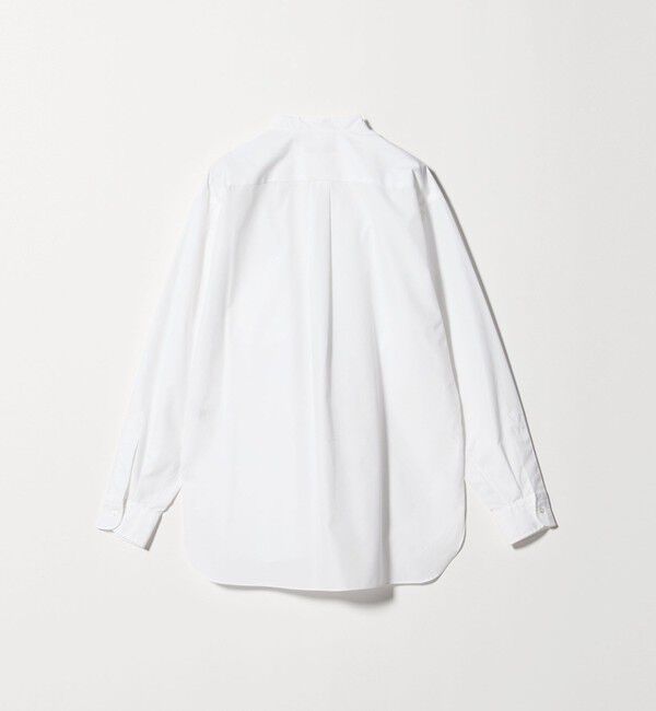 UNITED ARROWS「カリビアーナミルズ ポプリン バンドカラーシャツ」|シャツ・ブラウス|