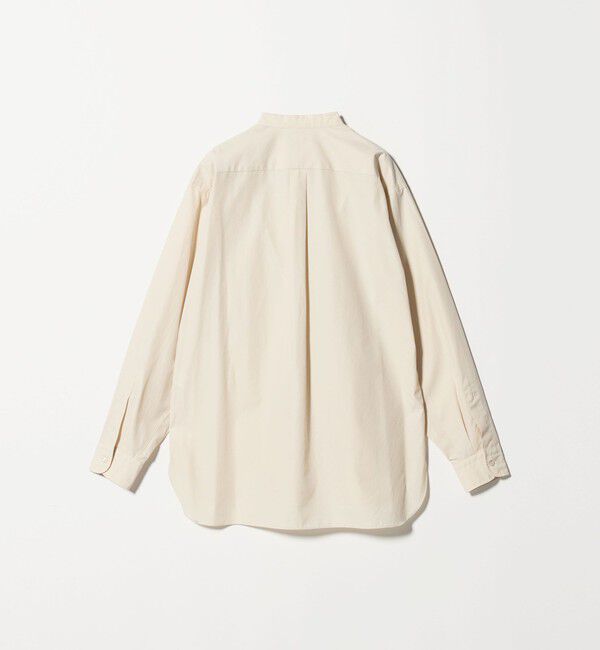 UNITED ARROWS「カリビアーナミルズ ポプリン バンドカラーシャツ」|シャツ・ブラウス|