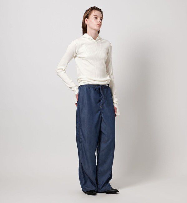 ASTRAET「＜ASTRAET＞フーデッド リブニット」|ニット・セーター|