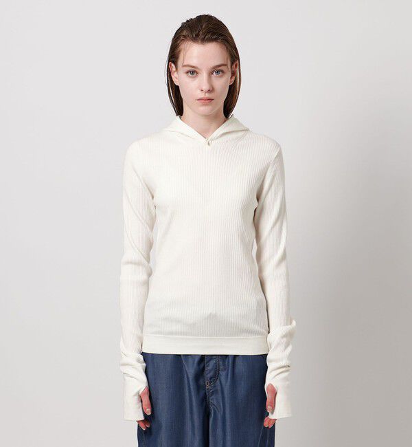 ASTRAET「＜ASTRAET＞フーデッド リブニット」|ニット・セーター|