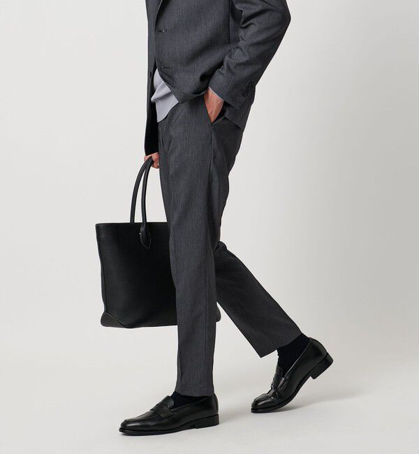 UNITED ARROWS「デニムライク ノープリーツ パンツ UA COZY ‐ウォッシャブル ヨコストレッチ‐」|スーツ|