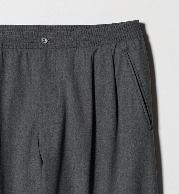 UNITED ARROWS「2プリーツ ギャザー イージーパンツ -ストレッチ-」|チノ|